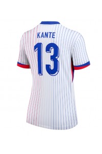 Frankrijk Kante #13 Voetbaltruitje Uit tenue Dames EK 2024 Korte Mouw